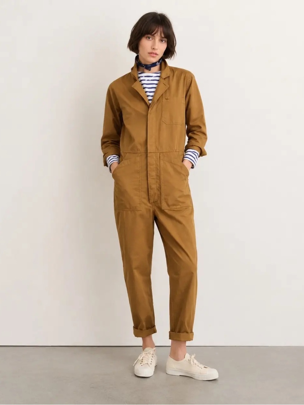 Alex Mill Standards Jumpsuit in Cotton Twill - Hickory